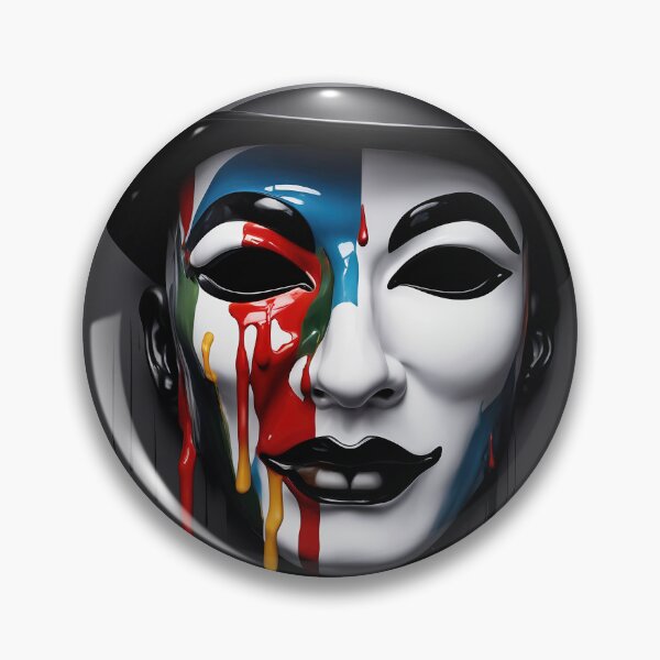 Item preview, Dripping Mask T-Shirt designed and sold by Digital Dye Co.