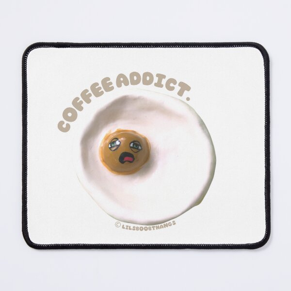 Item preview, Coffee addict, egg art, egg dude, v10 | @lilsboobthangs © designed and sold by lilsboobthangs.