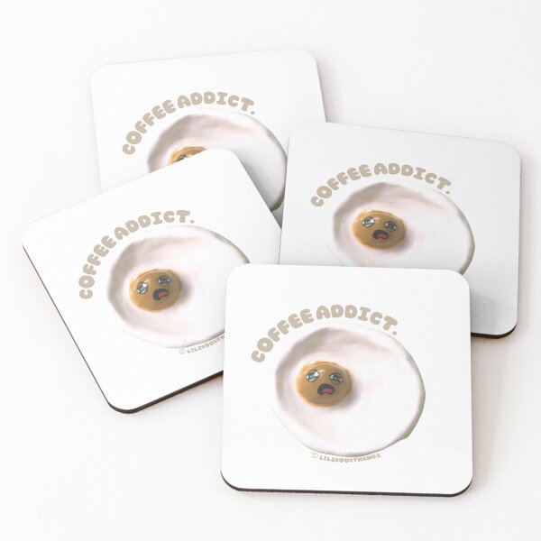 Item preview, Coffee addict, egg art, egg dude, v10 | @lilsboobthangs © designed and sold by lilsboobthangs.