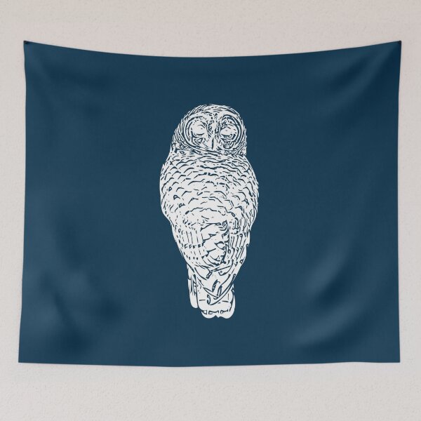 Item preview, Barred Owl White Design  designed and sold by designsasstultd.