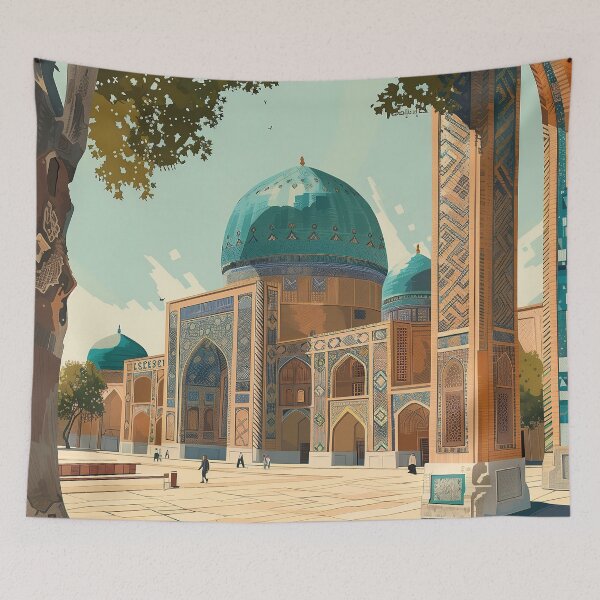 Item preview, Uzbekistan Digital Illustration designed and sold by ComicsFactory.