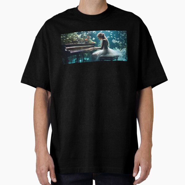 Seaside Piano Fantasy 5 Oversized T-Shirt