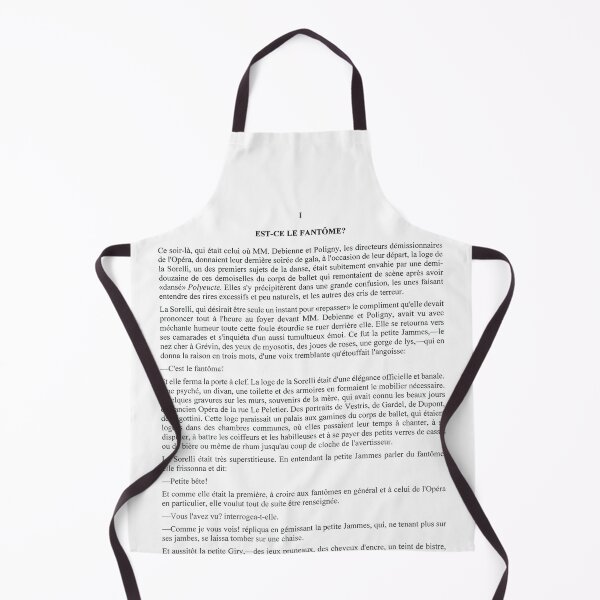 Item preview, First page of Gaston Leroux's book Le Fantôme de l'Opéra designed and sold by LunaMothDesigns.