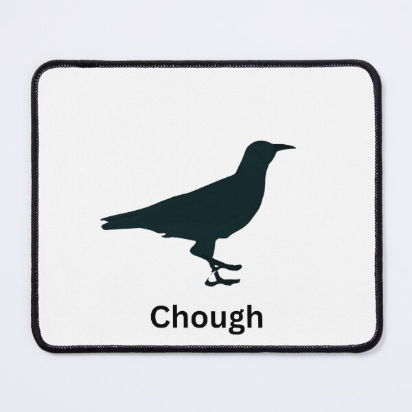 Item preview, Chough Silhouette designed and sold by Leisure-Arts.