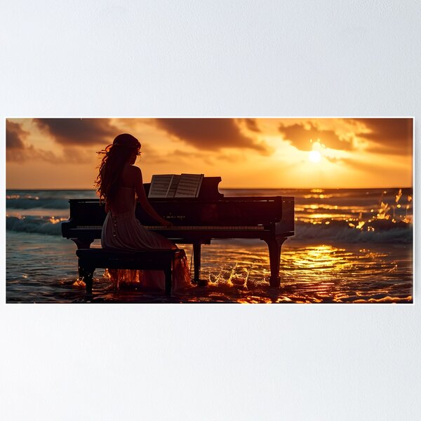 Seaside Piano Fantasy 7 Poster