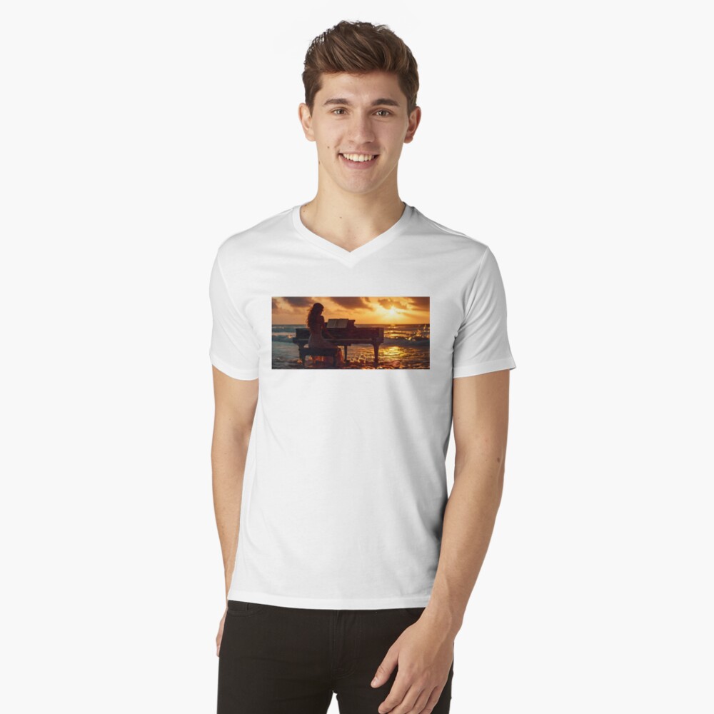 Item preview, V-Neck T-Shirt designed and sold by McMuggles.
