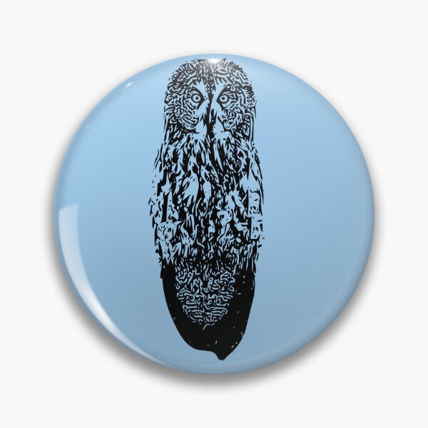 Item preview, Great Gray Owl Black Design  designed and sold by designsasstultd.