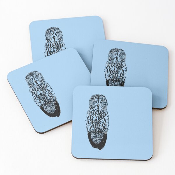 Item preview, Great Gray Owl Black Design  designed and sold by designsasstultd.