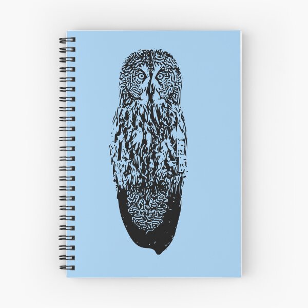 Item preview, Great Gray Owl Black Design  designed and sold by designsasstultd.