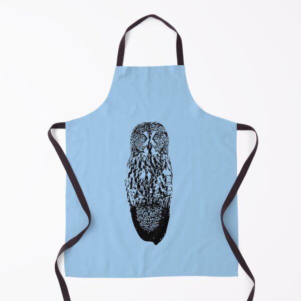 Item preview, Great Gray Owl Black Design designed and sold by designsasstultd.