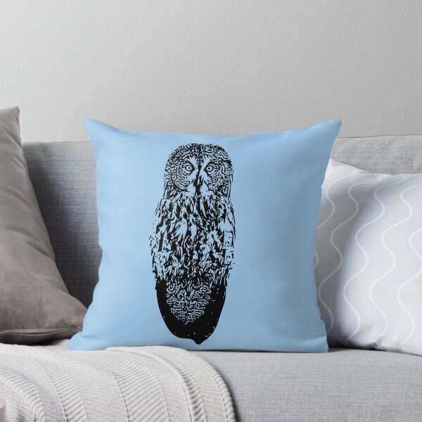 Item preview, Great Gray Owl Black Design  designed and sold by designsasstultd.