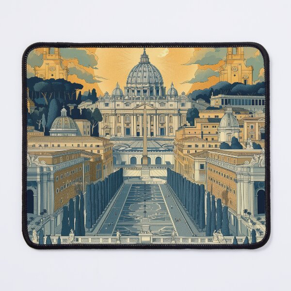 Item preview, Vatican City Digital Illustration designed and sold by ComicsFactory.