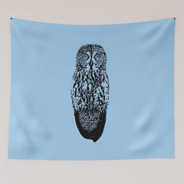 Item preview, Great Gray Owl Black Design  designed and sold by designsasstultd.