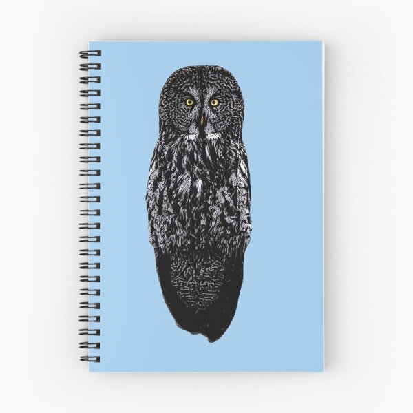 Item preview, Great Gray Owl Black Alternate Design  designed and sold by designsasstultd.