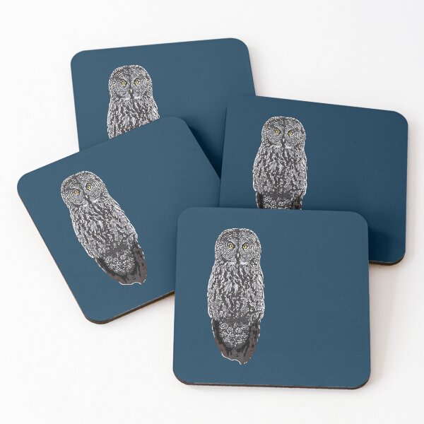 Item preview, Great Gray Owl White Alternate Design  designed and sold by designsasstultd.