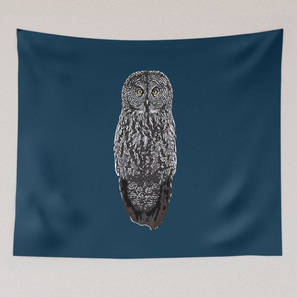 Item preview, Great Gray Owl White Alternate Design  designed and sold by designsasstultd.