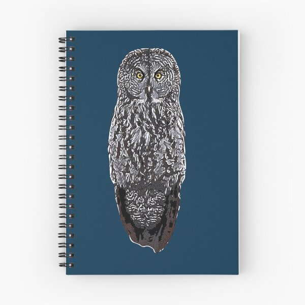Item preview, Great Gray Owl White Alternate Design  designed and sold by designsasstultd.