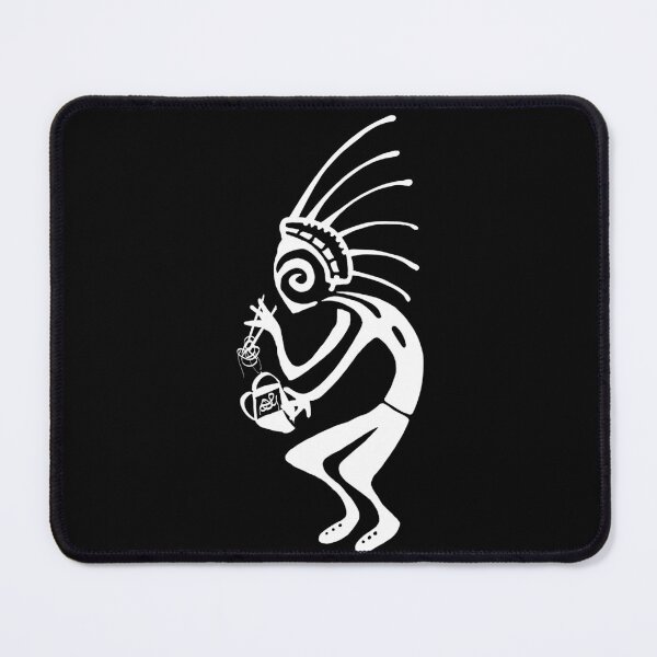 Item preview, Kokopelli noodle white designed and sold by nogamax.
