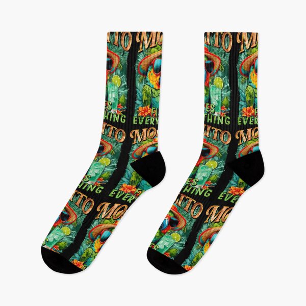 Item preview, Mojito Fixes Everything Happy Tropical Parrot Sunglasses Tie-Dye designed and sold by MindWave THC.