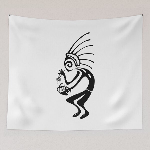 Item preview, Kokopelli noodle black designed and sold by nogamax.