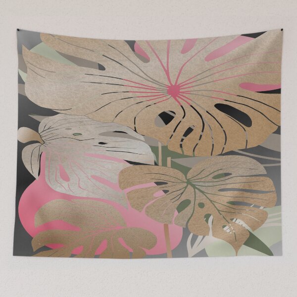 Item preview, Abstract home decorating minimalist flower line art wall poster designed and sold by jayne0524.