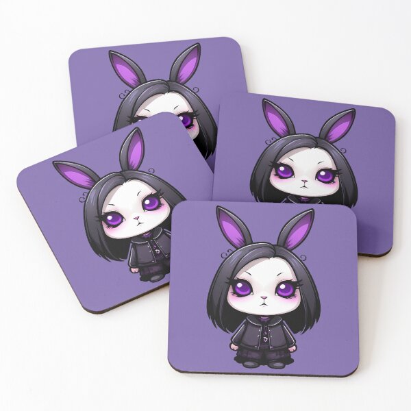 Item preview, Easter Bunny Girl Purple Goth designed and sold by MadnessEnvelope.