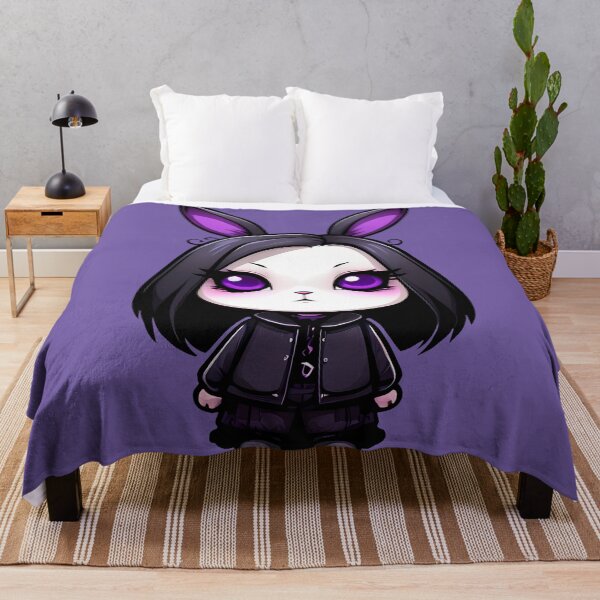 Item preview, Easter Bunny Girl Purple Goth designed and sold by MadnessEnvelope.