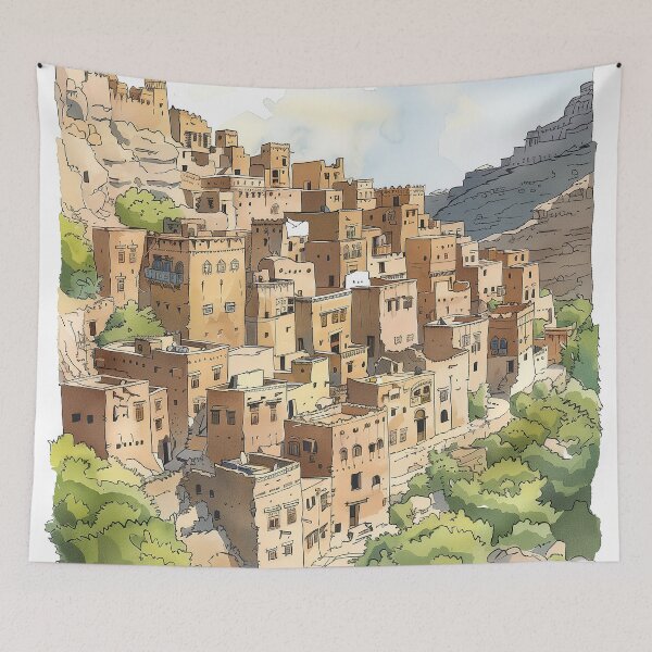 Item preview, Yemen Digital Illustration designed and sold by ComicsFactory.