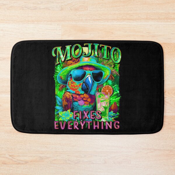 Item preview, Mojito Fixes Everything Happy Tropical Parrot Sunglasses Tie-Dye designed and sold by MindWave THC.
