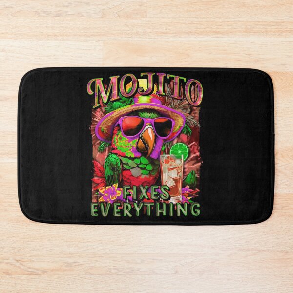 Item preview, Mojito Fixes Everything Happy Tropical Parrot Sunglasses Tie-Dye designed and sold by MindWave THC.