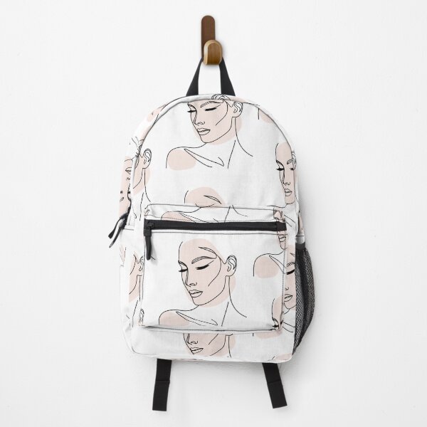 Item preview, One line woman face drawing, Abstract minimal female single line art designed and sold by MusesWhispers.