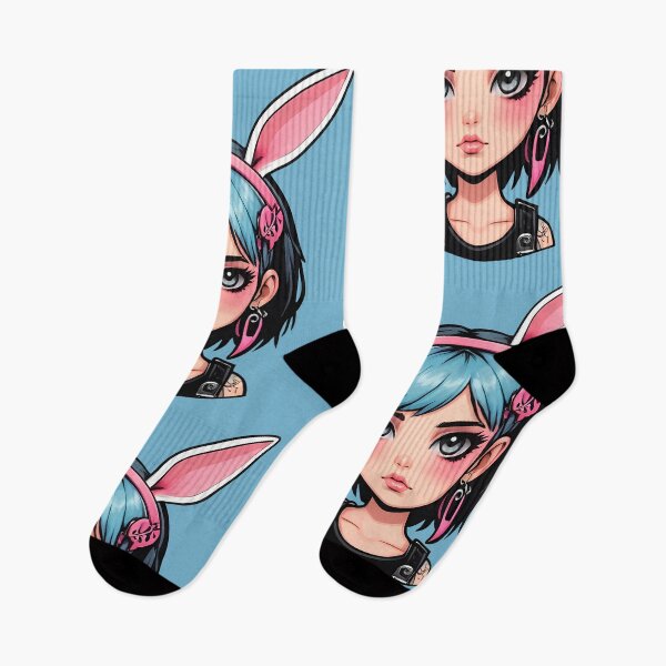 Item preview, Cute Easter Bunny Punk Girl designed and sold by MadnessEnvelope.