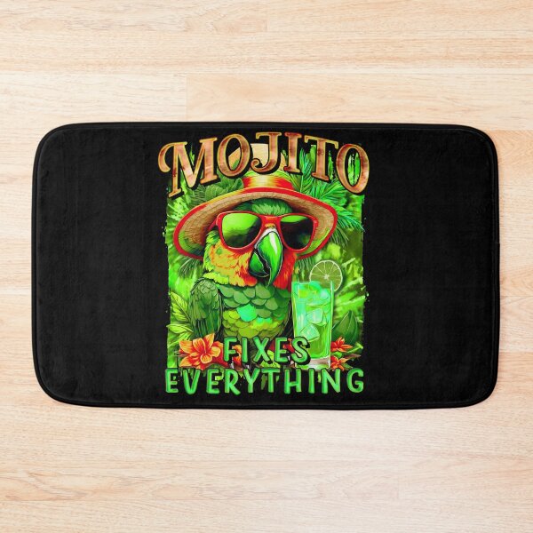 Item preview, Mojito Fixes Everything Happy Tropical Parrot Sunglasses Tie-Dye designed and sold by MindWave THC.
