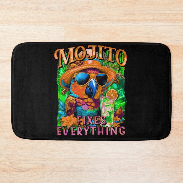 Item preview, Mojito Fixes Everything Happy Tropical Parrot Sunglasses Tie-Dye designed and sold by MindWave THC.