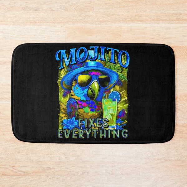 Item preview, Mojito Fixes Everything Happy Tropical Parrot Sunglasses Tie-Dye designed and sold by MindWave THC.