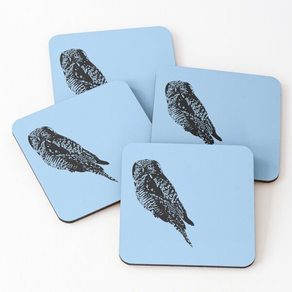 Item preview, Northern Hawk Owl Black Design  designed and sold by designsasstultd.
