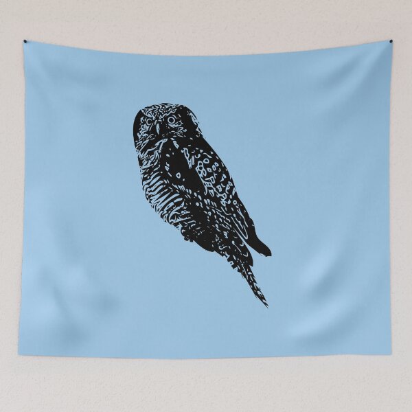 Item preview, Northern Hawk Owl Black Design  designed and sold by designsasstultd.