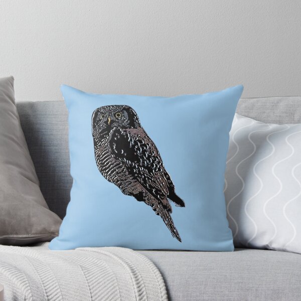 Item preview, Northern Hawk Owl Black Alternate Design  designed and sold by designsasstultd.