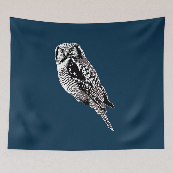 Item preview, Northern Hawk Owl White Alternate Design  designed and sold by designsasstultd.