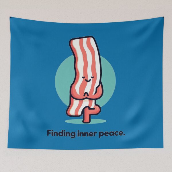 Item preview, Bacon Zen: Finding Inner Peace designed and sold by TDKCustoms.