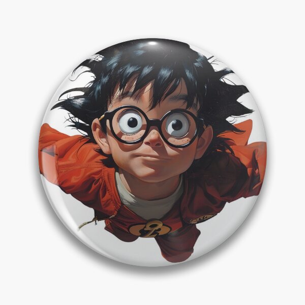 Item preview, Flying Akira Toriyama Looking Cute In Glasses  designed and sold by DiventCreations.