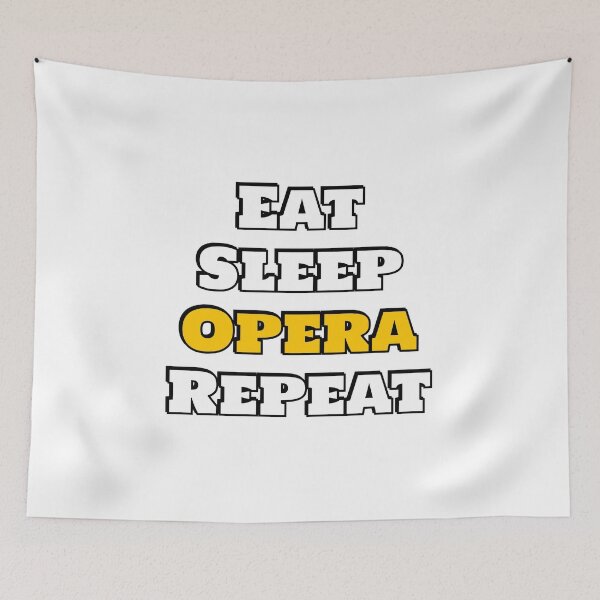 Item preview,  Eat Sleep Opera Repeat - opera lovers designed and sold by Inspirationmotivation.