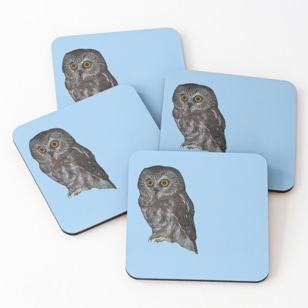 Item preview, Northern Saw-Whet Owl Color Design  designed and sold by designsasstultd.