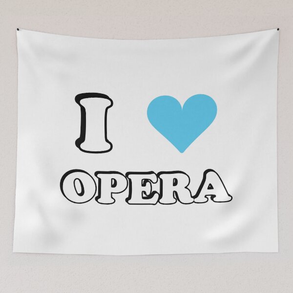 Item preview, I heart opera - I love opera designed and sold by Inspirationmotivation.