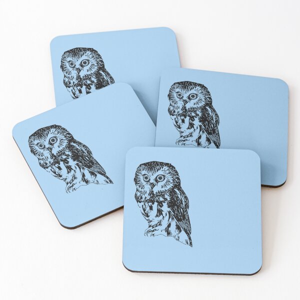 Item preview, Northern Saw-Whet Owl Black Design  designed and sold by designsasstultd.