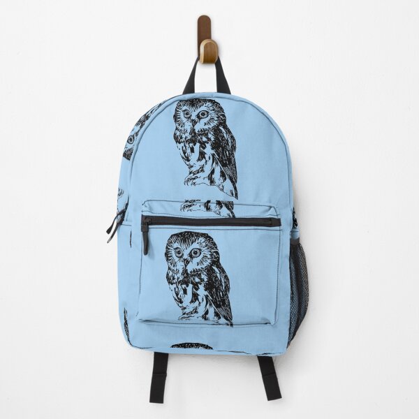 Item preview, Northern Saw-Whet Owl Black Design designed and sold by designsasstultd.