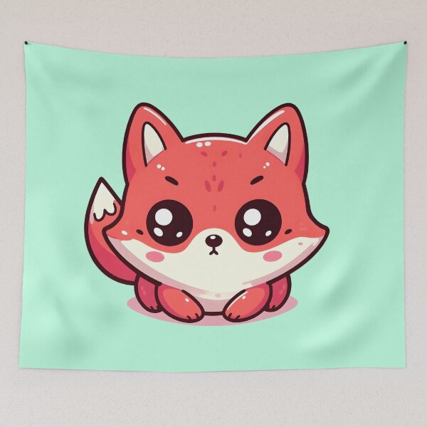 Item preview, Japanese fox designed and sold by Anna Halasek.