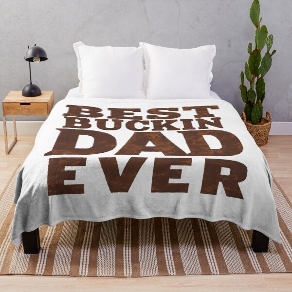 Item preview, best buckin dad ever typography design designed and sold by brokenpones.