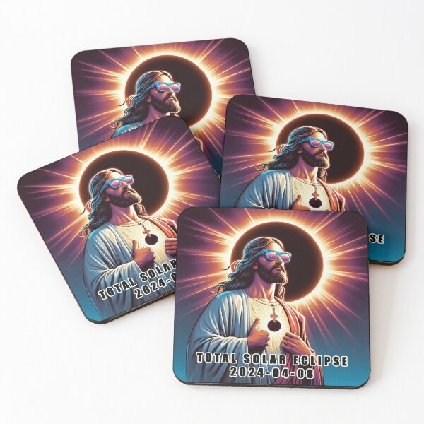 Item preview, Funny Jesus Christ Total Solar Eclipse 2024 designed and sold by TomFrontierArt.