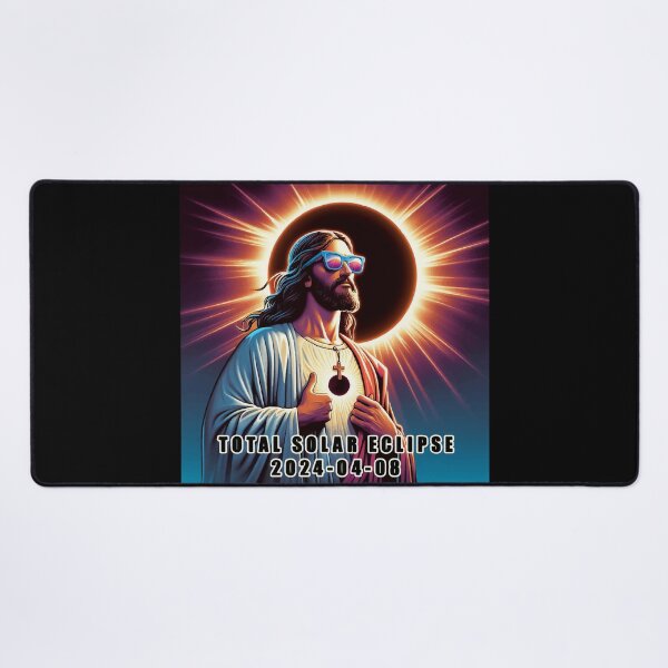 Item preview, Funny Jesus Christ Total Solar Eclipse 2024 designed and sold by TomFrontierArt.